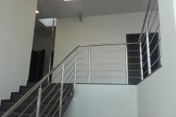 klatka schodowa - hala produkcyjna z budynkiem biurowym, dla LÜTTGENS, Nielbark, woj. warmińsko-mazurskie