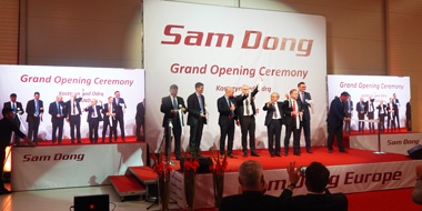 Ceremonia otwarcia fabryki Sam Dong Europe