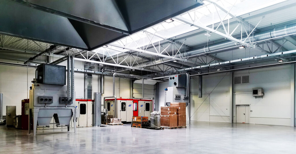 ORAS OLESNO – 3 hala dla producenta armatury sanitarnej