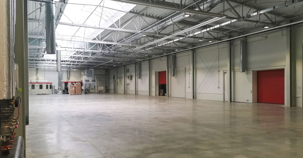 ORAS OLESNO – 3 hala dla producenta armatury sanitarnej