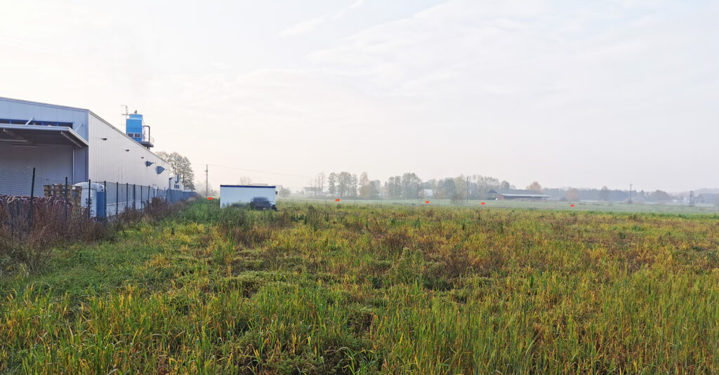 działka budowlana pod inwestycję - hala o powierzchni 6.000 m2, budowa dla inwestora zagranicznego, generalne wykonawstwo CoBouw Polska