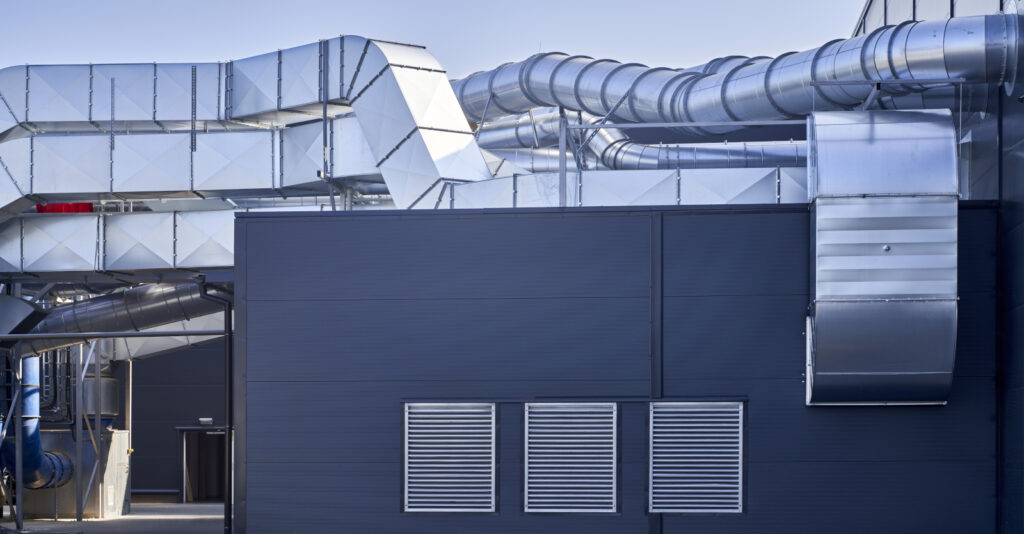 kanały wentylacyjne - hala o powierzchni 20.000 m2, dla Mardom Pro, woj. mazowieckie