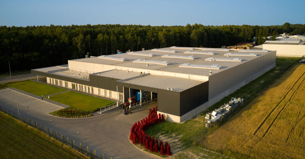 hala Herkules Wire, zdjęcie z drona - inwestycja w Jastrowie, woj. wielkopolskie