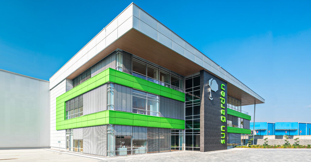 zdjęcie ogólne - hala magazynowa z budynkiem biurowym, dla Sun Garden Poland, Malanów