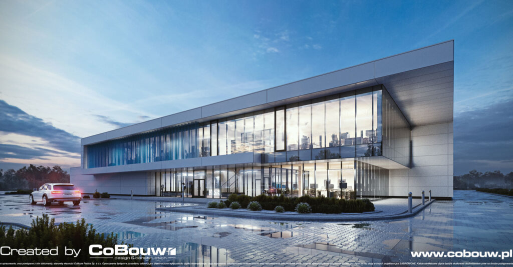 SILESIA INVEST – hala przetwarzania z&nbsp;biurowcem