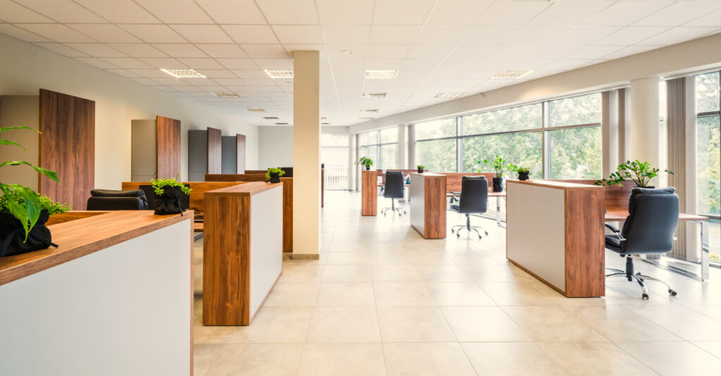 pomieszczenia pracownicze - hala produkcyjno-magazynowa z biurowcem, Dreampen, Zielona Góra, woj. lubuskie