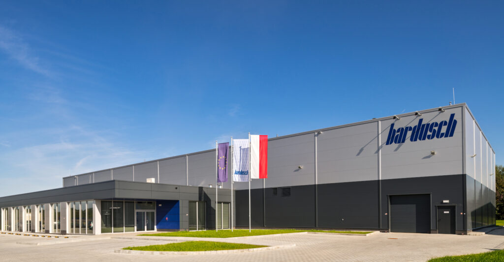 pralnia przemysłowa - inwestycja dla Bardusch Polska, generalny wykonawca CoBouw Polska