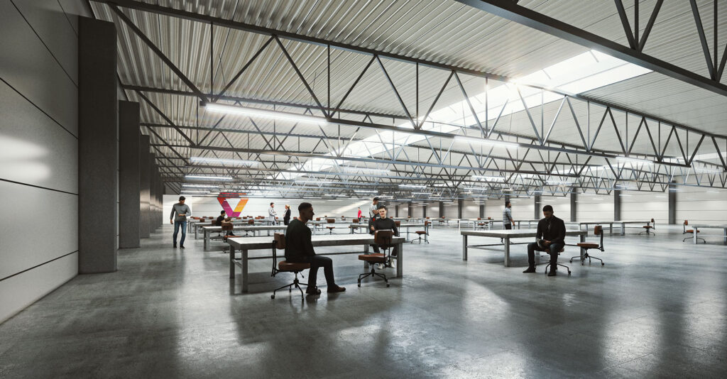 Budowa kolejnej hali - przestrzeń pracy i montażu urządzeń