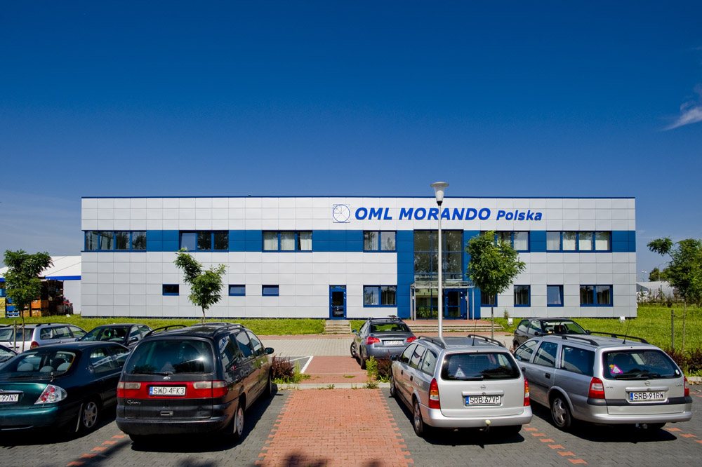 elewcja frontowa - rozbudowa hali produkcyjnej, dla OML Morando, Czerwionka-Leszczyny