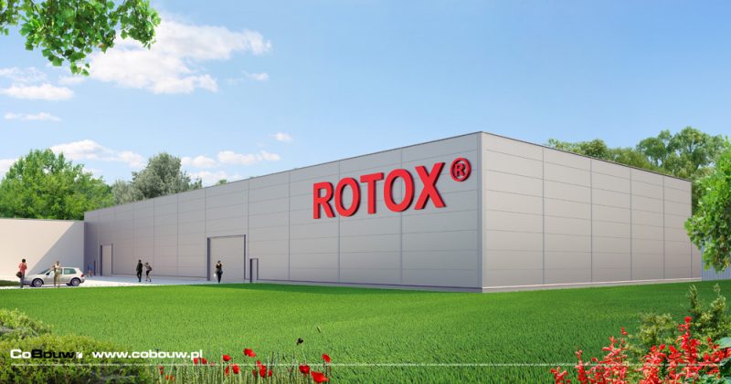 Budowa hali dla firmy Rotox Sp. z o.o.