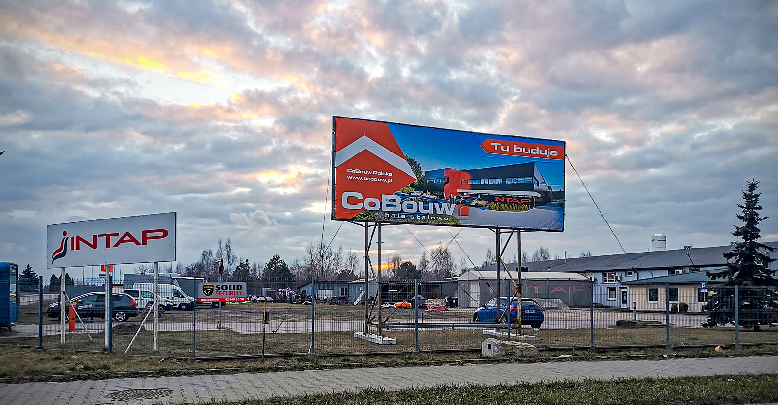 billboard "tu buduje cobouw"